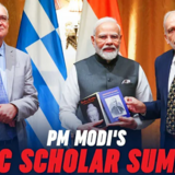 Confluence of Wisdom: PM Modi Engages with Indic Luminaries Dr. Vassiliadis & Dr. Michailidis