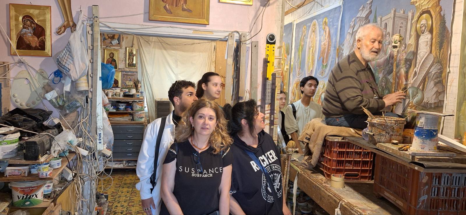 ΕΠΙΜΟΡΦΩΤΙΚΗ ΕΠΙΣΚΕΨΗ ΣΤΟ ΠΑΛΑΙΟ ΕΡΓΑΣΤΗΡΙΟ ΑΓΙΟΓΡΑΦΙΑΣ 